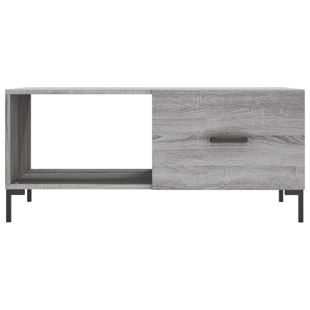 vidaXL Couchtisch Grau Sonoma 90x50x40 cm Holzwerkstoff