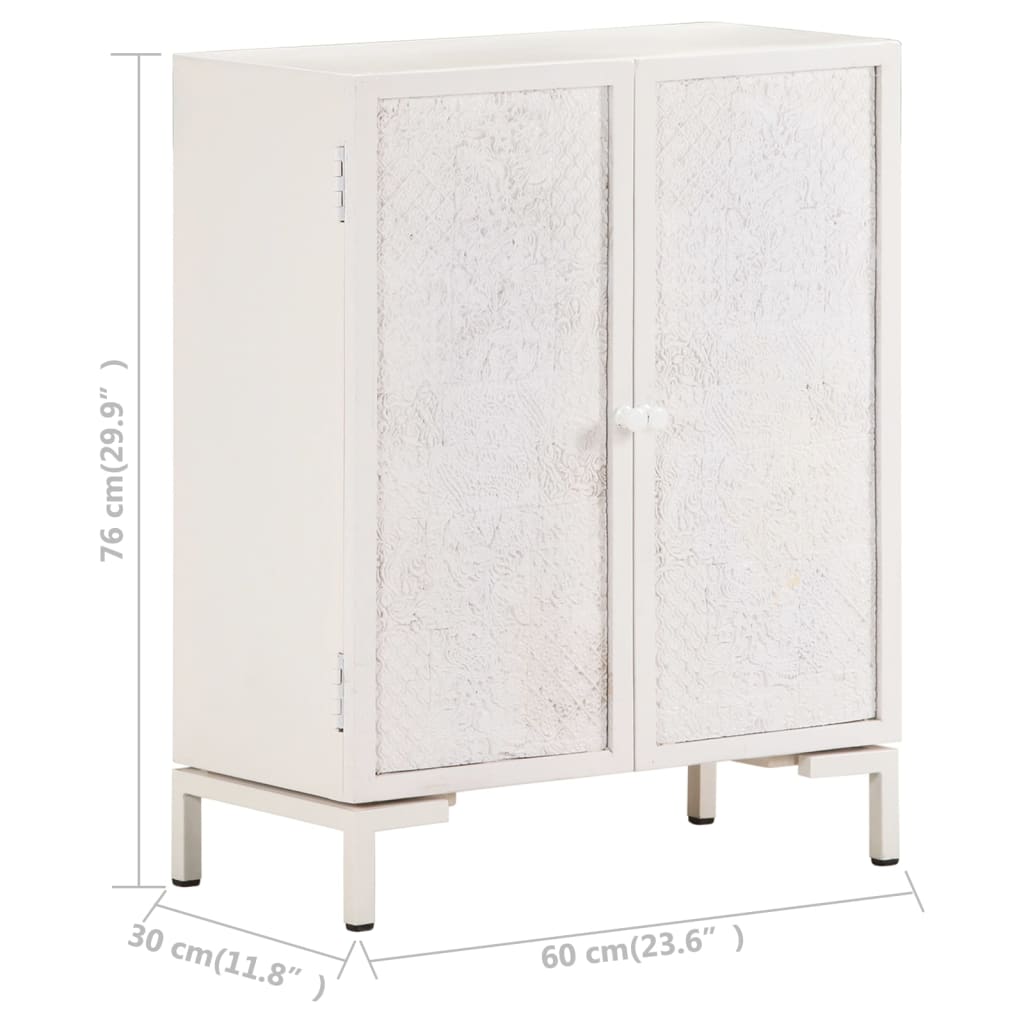 vidaXL Sideboard 60x30x76 cm Massivholz Mango