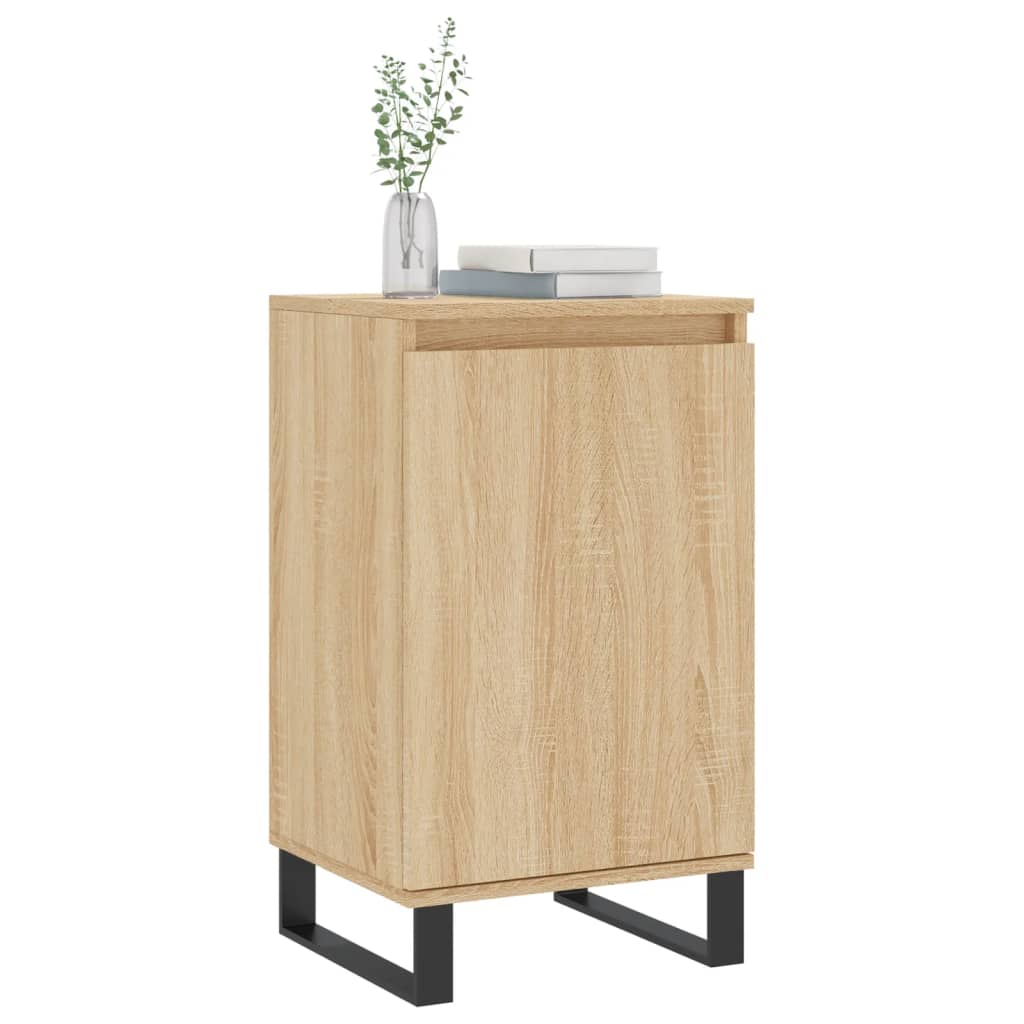 vidaXL Sideboards 2 Stk. Sonoma-Eiche 40x35x70 cm Holzwerkstoff