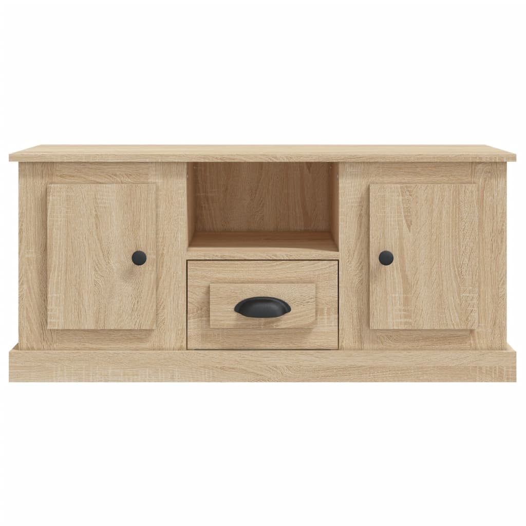 vidaXL TV-Schrank Sonoma-Eiche 100x35,5x45 cm Holzwerkstoff