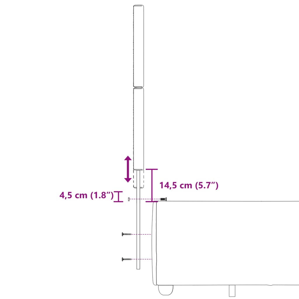 vidaXL Boxspringbett mit Matratze Dunkelgrau 120x190 cm Stoff