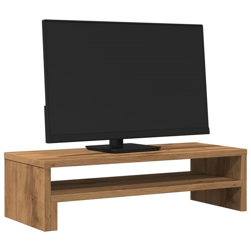 vidaXL Monitorständer Artisan-Eiche 54x22x15 cm Holzwerkstoff