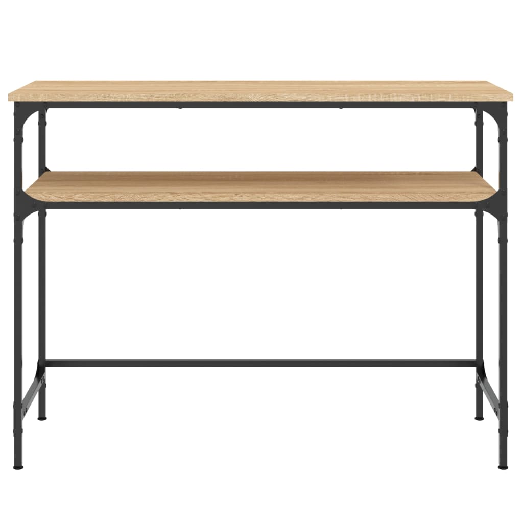 vidaXL Konsolentisch Sonoma-Eiche 100x35,5x75 cm Holzwerkstoff