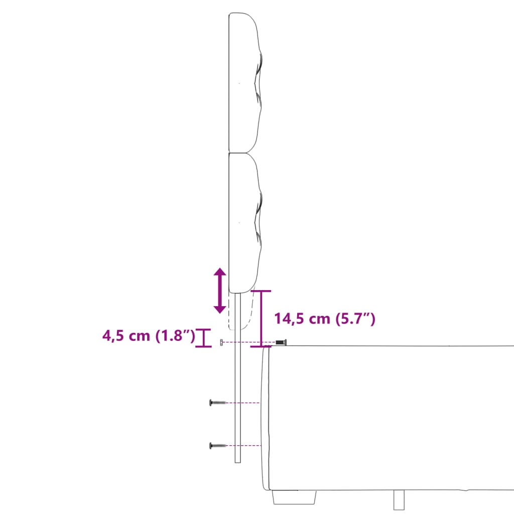 vidaXL Boxspringbett mit Matratze Hellgrau 200x200 cm Samt