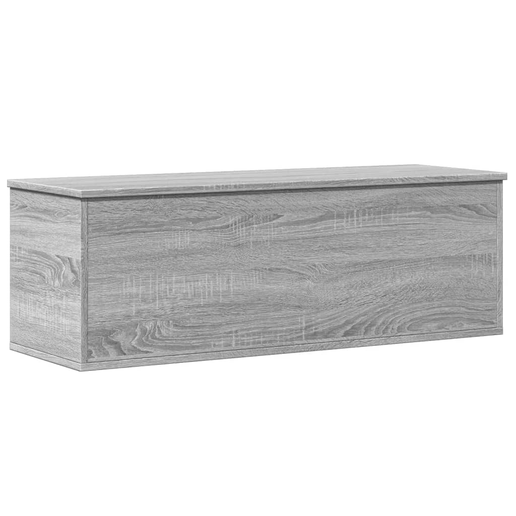 vidaXL Truhe Grau Sonoma 102x35x35 cm Holzwerkstoff