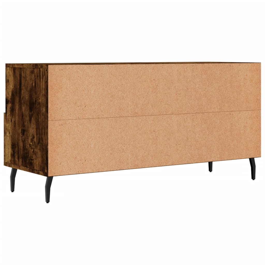 vidaXL TV-Schrank Räuchereiche 102x36x50 cm Holzwerkstoff