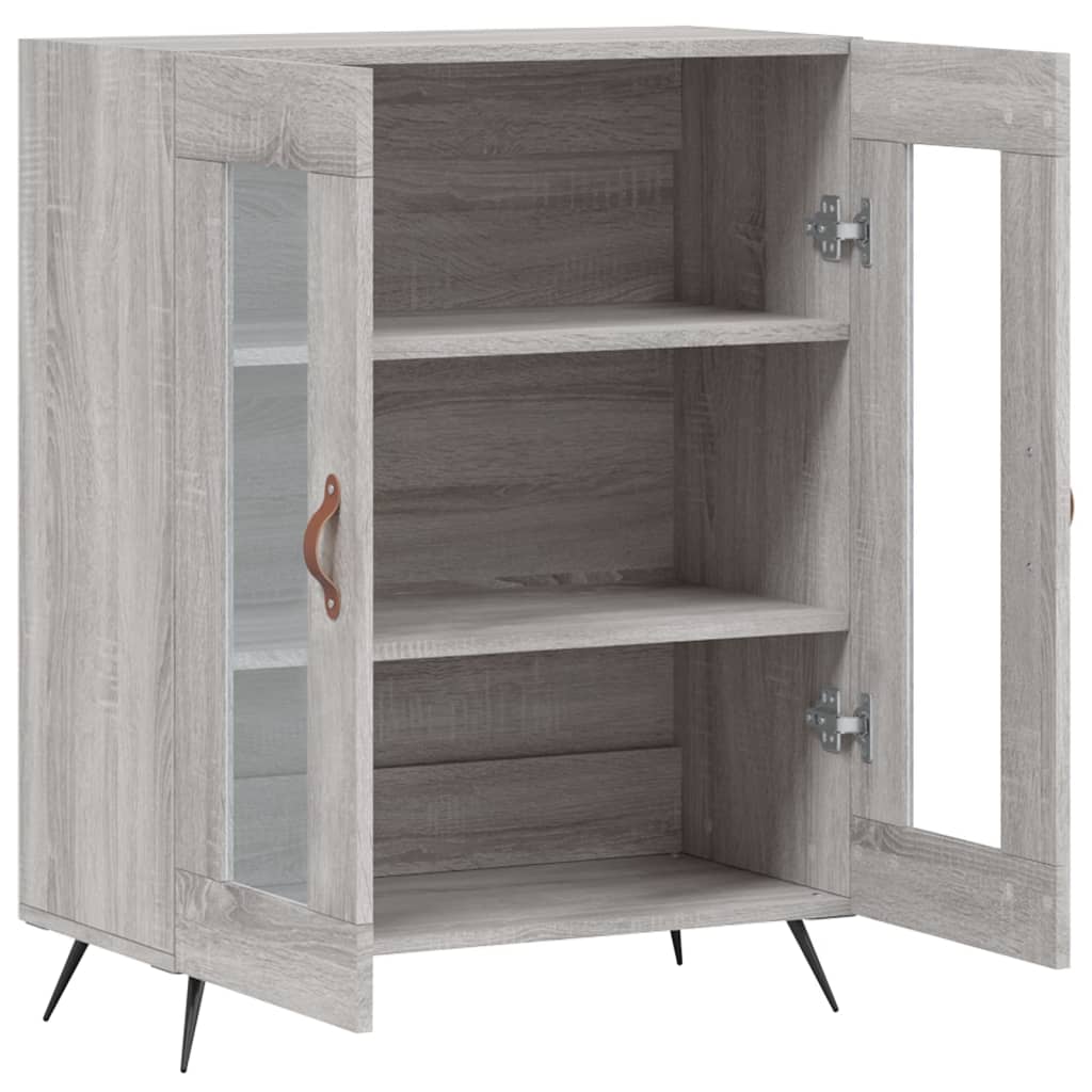 vidaXL Sideboard Grau Sonoma 69,5x34x90 cm Holzwerkstoff