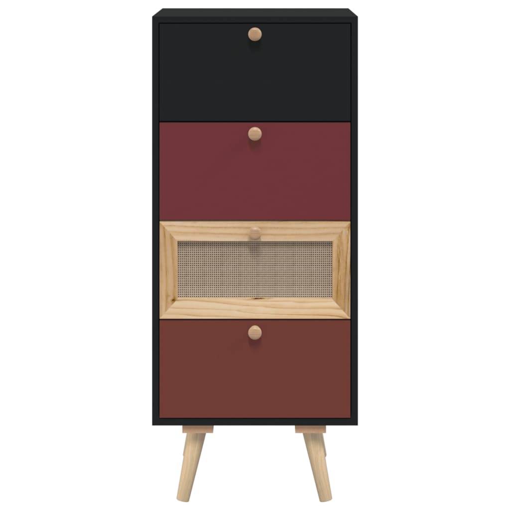 vidaXL Highboard mit Schubladen 40x30x95 cm Holzwerkstoff