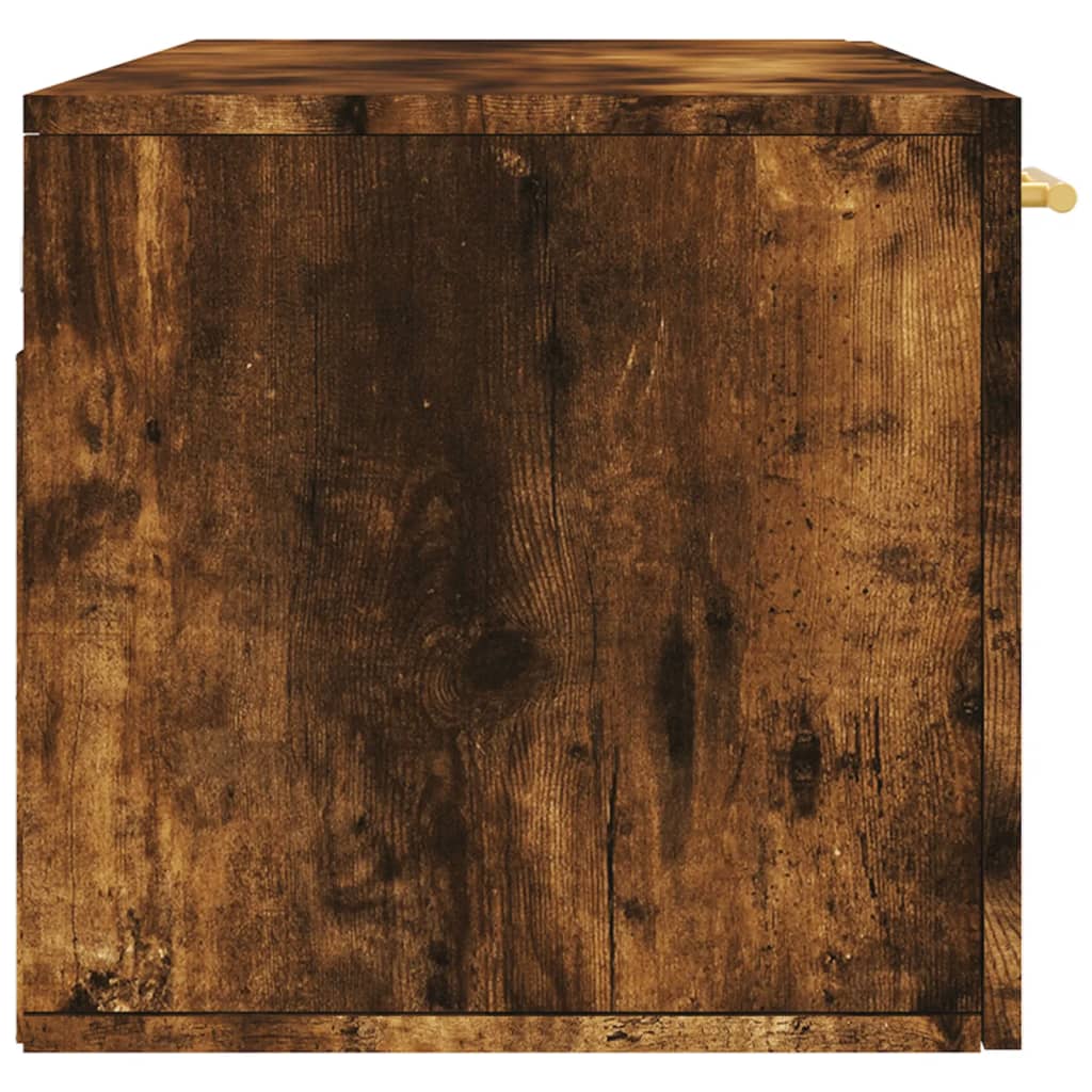 vidaXL Wandschrank Räuchereiche 100x36,5x35 cm Holzwerkstoff