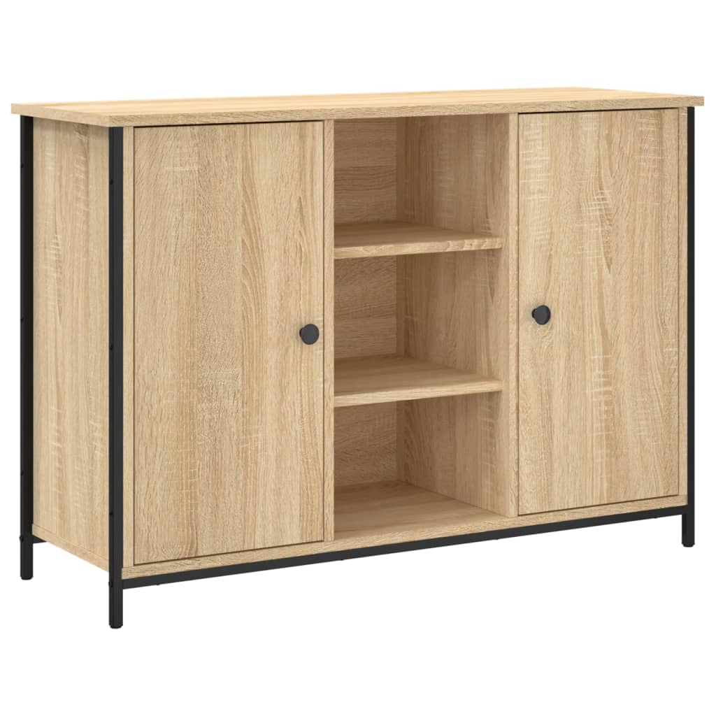 vidaXL Sideboard Sonoma-Eiche 100x35x70 cm Holzwerkstoff