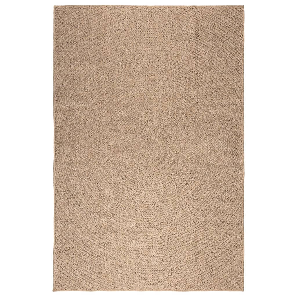 vidaXL Teppich ZIZUR 160x230 cm Jute-Optik Indoor und Outdoor