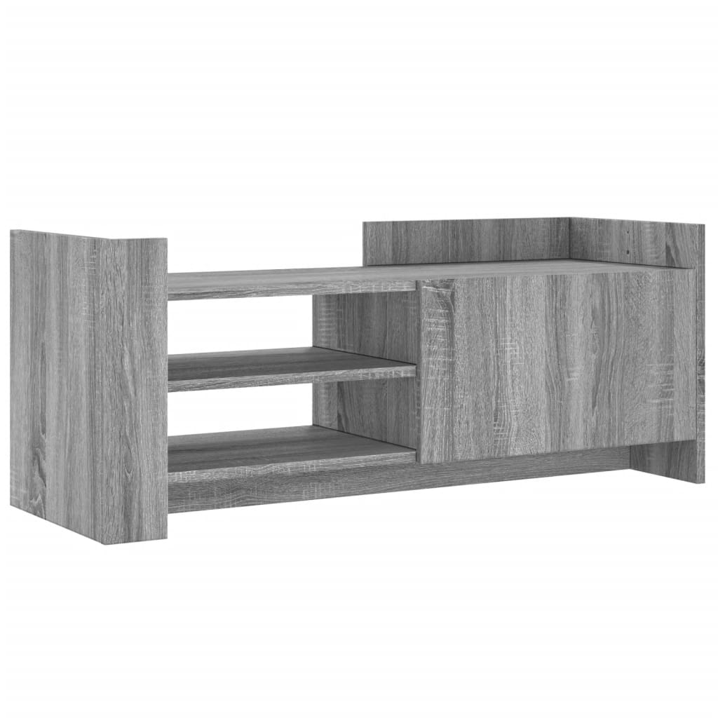 vidaXL TV-Schrank Grau Sonoma 100x35x40 cm Holzwerkstoff