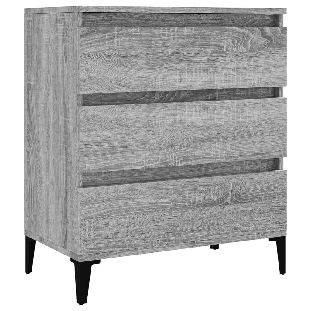 vidaXL Sideboard Grau Sonoma 60x35x70 cm Holzwerkstoff