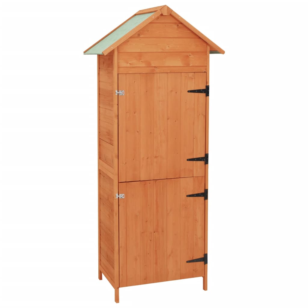 vidaXL Gartenschrank Braun 42,5x64x190 cm