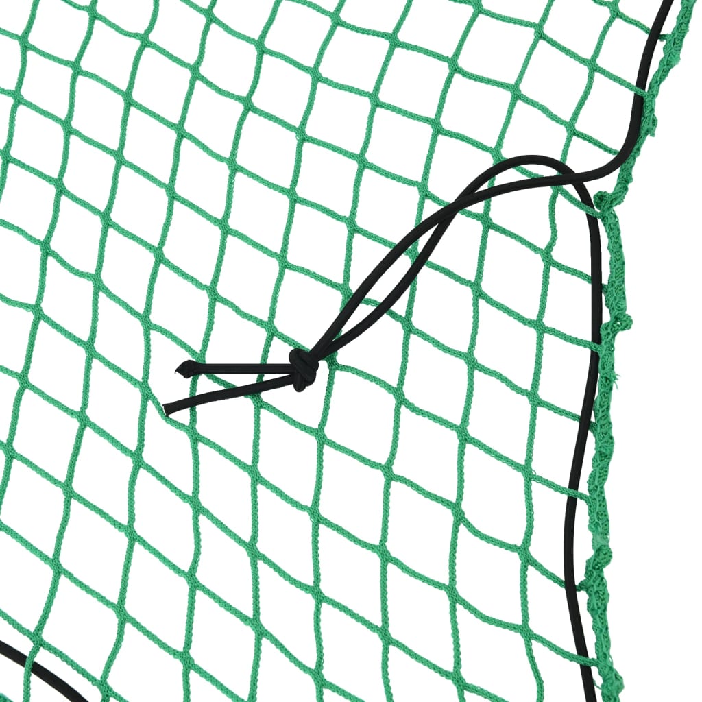 vidaXL Anhängernetz mit Gummiseil Grün 2,2x1,5 m PP