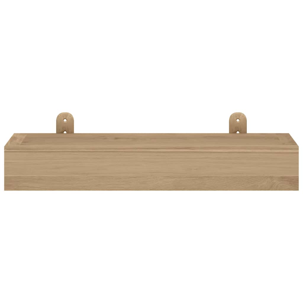 vidaXL Wandregale 2 Stk. 40x15x4 cm Massivholz Teak