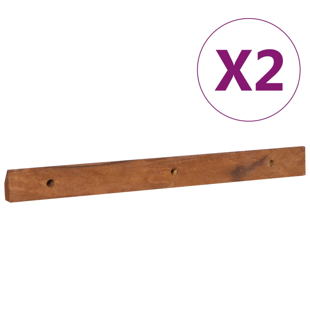 vidaXL Wand-TV-Schrank 135x30x30 cm Teak Massivholz