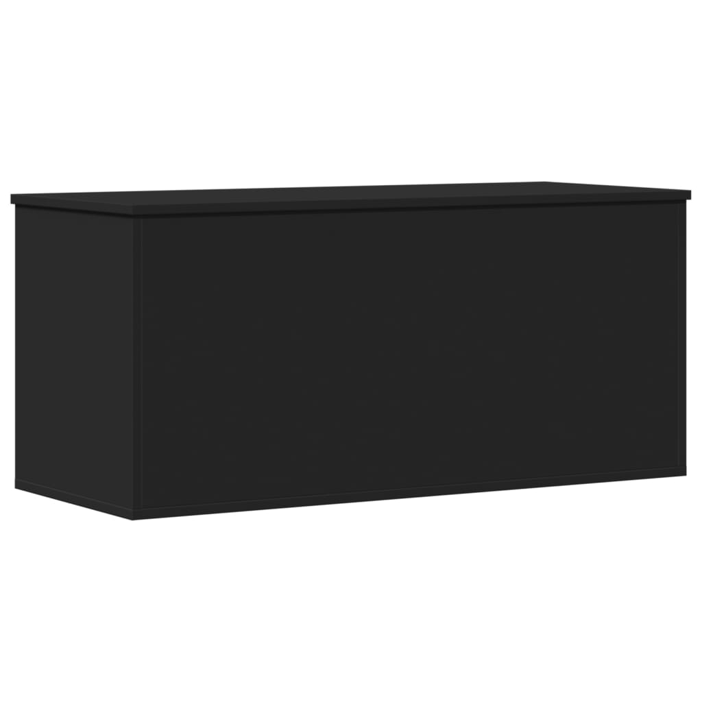 vidaXL Truhe Schwarz 100x42x46 cm Holzwerkstoff