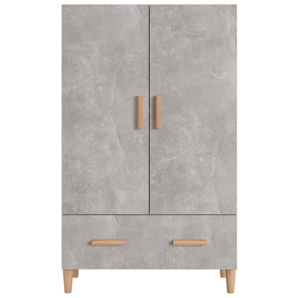 vidaXL Highboard Betongrau 70x31x115 cm Holzwerkstoff