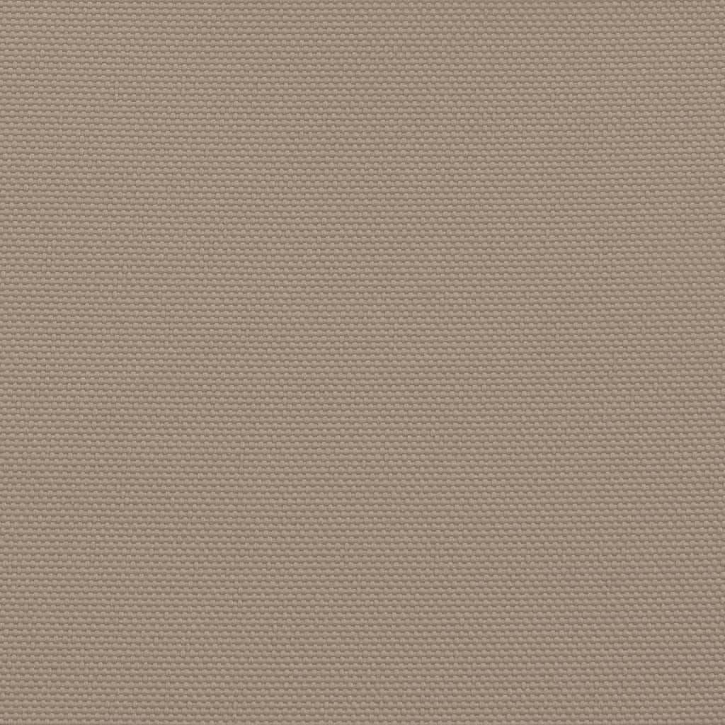 vidaXL Balkon-Sichtschutz Taupe 120x800 cm 100 % Polyester-Oxford