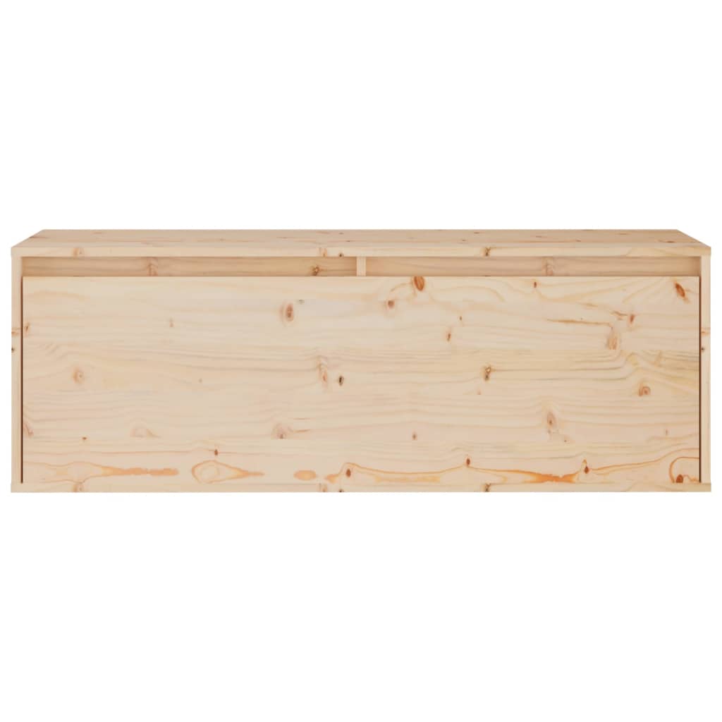 vidaXL Wandschrank 100x30x35 cm Massivholz Kiefer