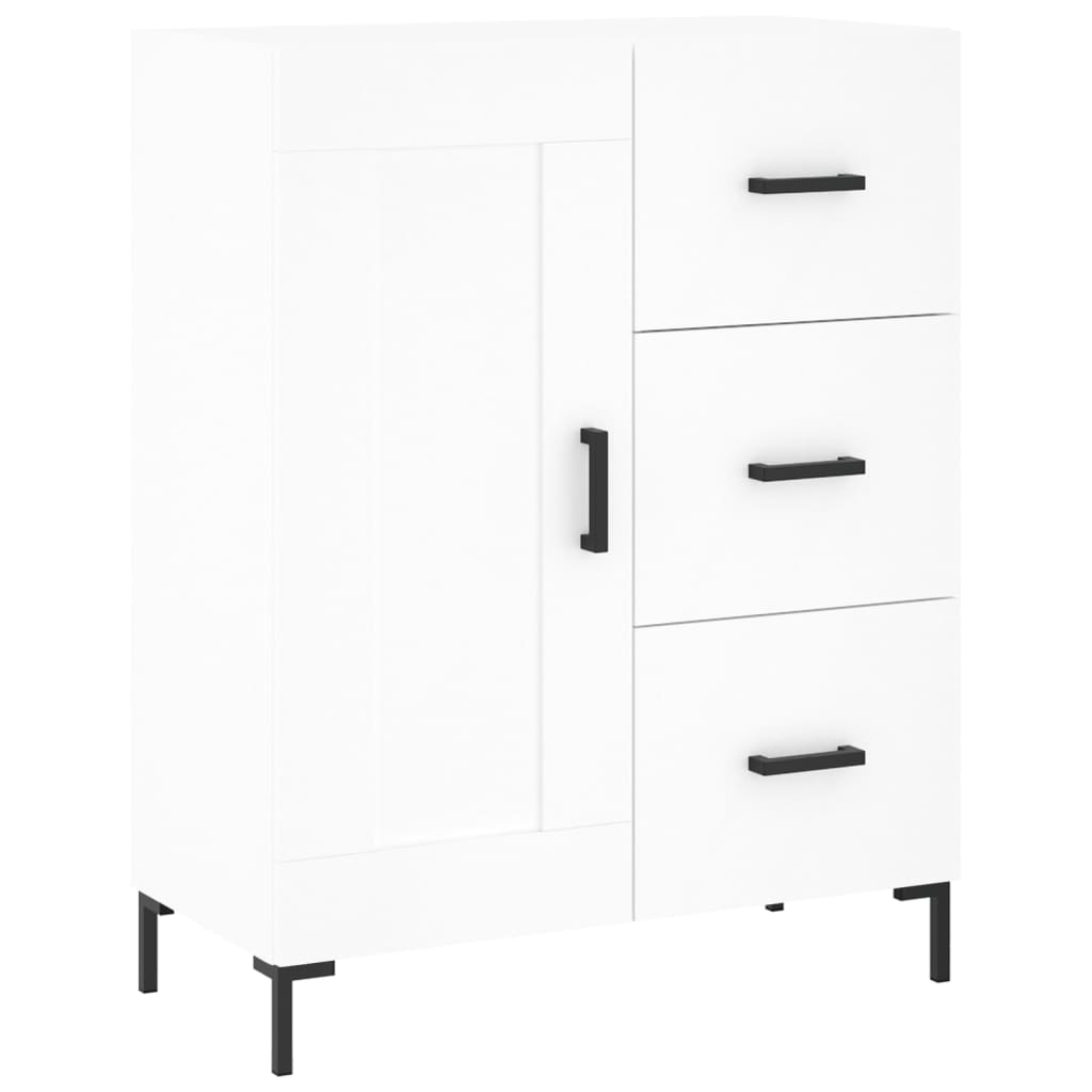 vidaXL Highboard Weiß 69,5x34x180 cm Holzwerkstoff