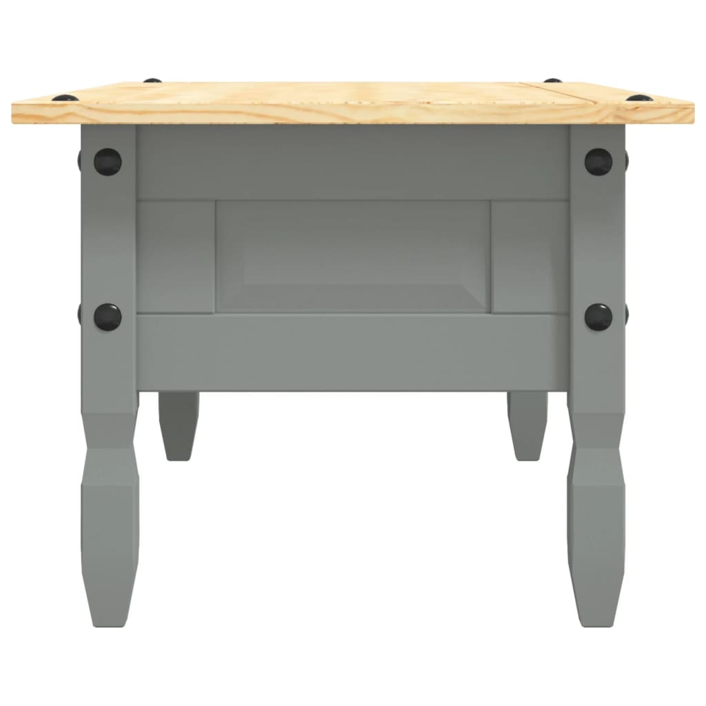 vidaXL Couchtisch Mexiko-Stil Kiefernholz Grau 100x55x44 cm