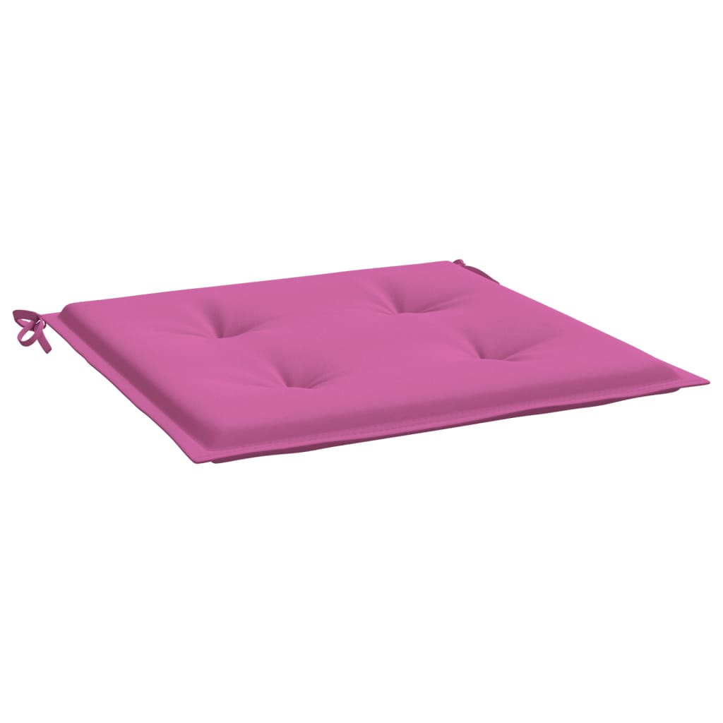 vidaXL Gartenstuhl-Kissen 4 Stk. Rosa 50x50x3 cm Stoff