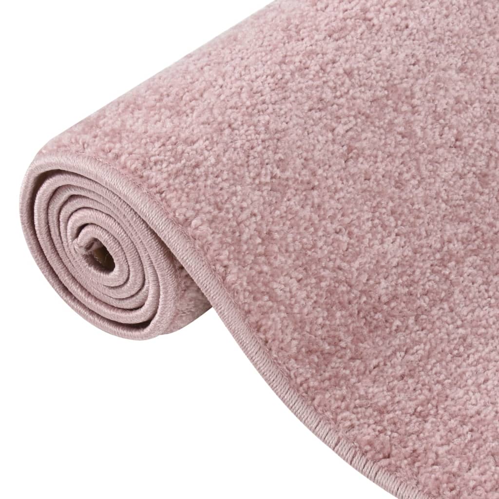 vidaXL Teppich Kurzflor 160x230 cm Rosa