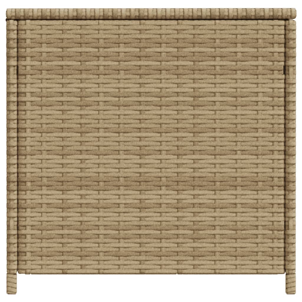 vidaXL Gartentruhe Beige 469L Poly Rattan