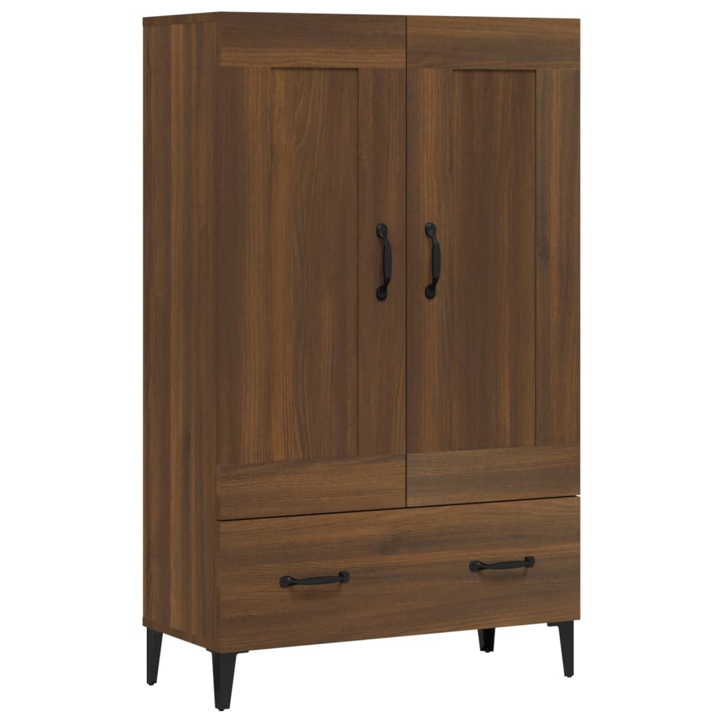 vidaXL Highboard Braun Eichen-Optik 70x31x115 cm Holzwerkstoff