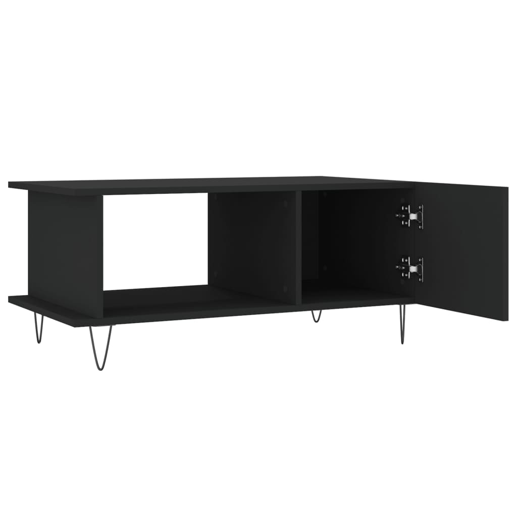 vidaXL Couchtisch Schwarz 90x50x40 cm Holzwerkstoff