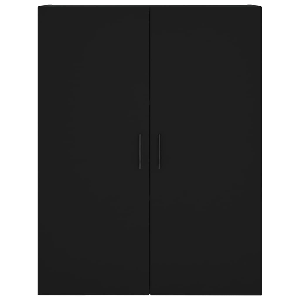 vidaXL Highboard Schwarz 69,5x34x180 cm Holzwerkstoff