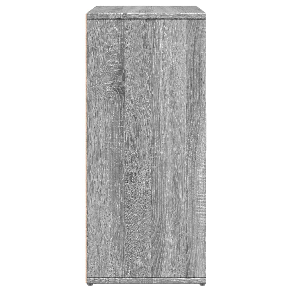 vidaXL Sideboards 2 Stk. Grau Sonoma-Eiche 60x31x70 cm Holzwerkstoff