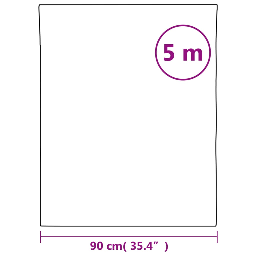 vidaXL Möbelfolien Selbstklebend Mattweiß 90x500 cm PVC