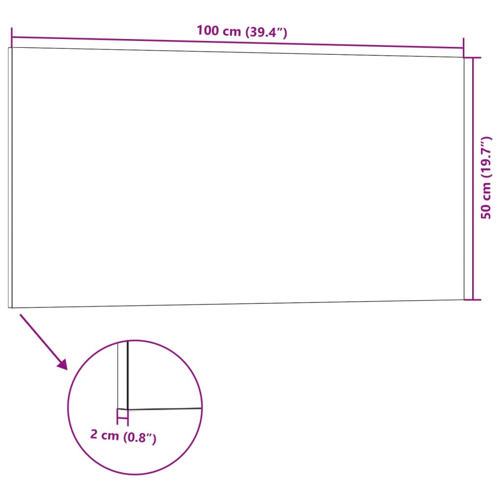 vidaXL 3D-Wandpaneele 10 Stk. Rot und Weiß 100x50 cm EPS