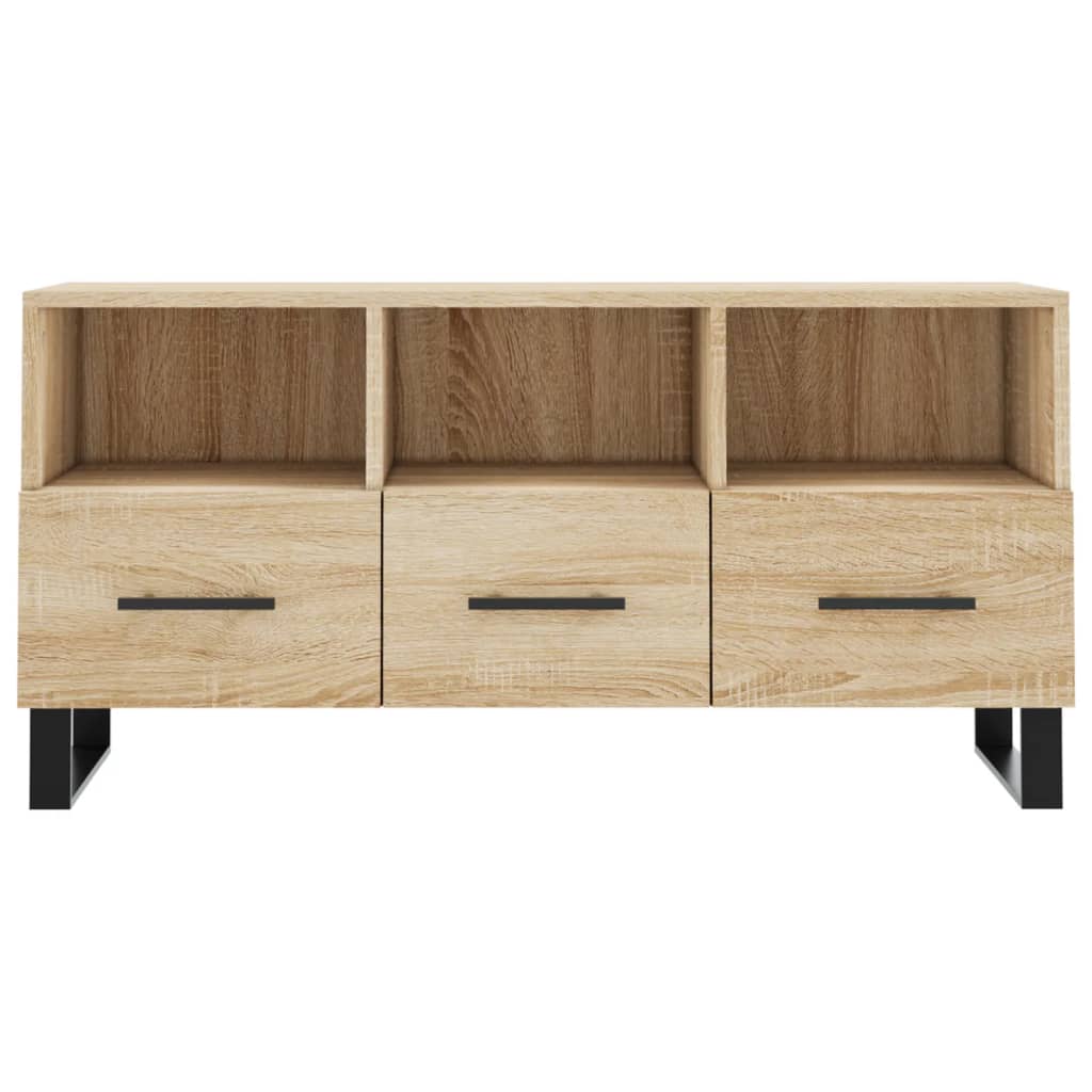 vidaXL TV-Schrank Sonoma-Eiche 102x36x50 cm Holzwerkstoff