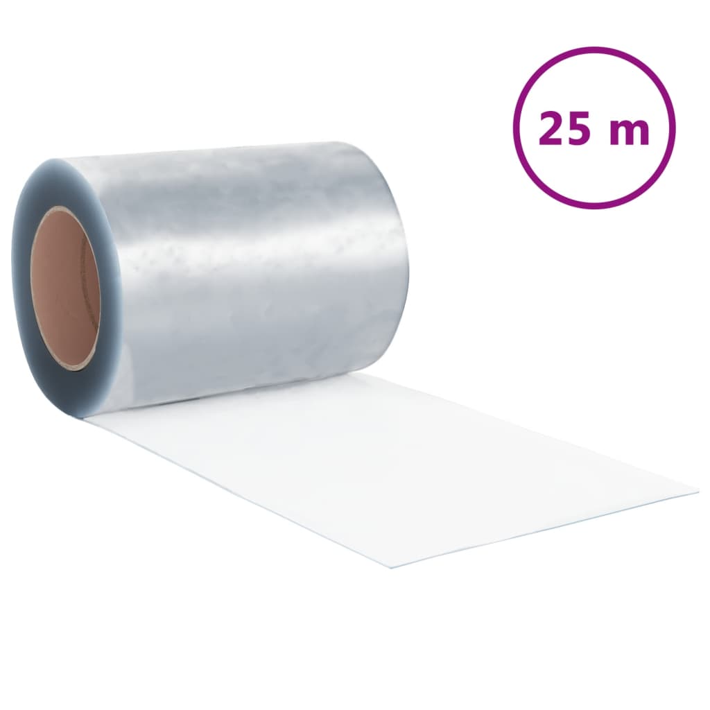 vidaXL Streifenvorhang Rolle PVC 3 mm x 300 mm 25 m