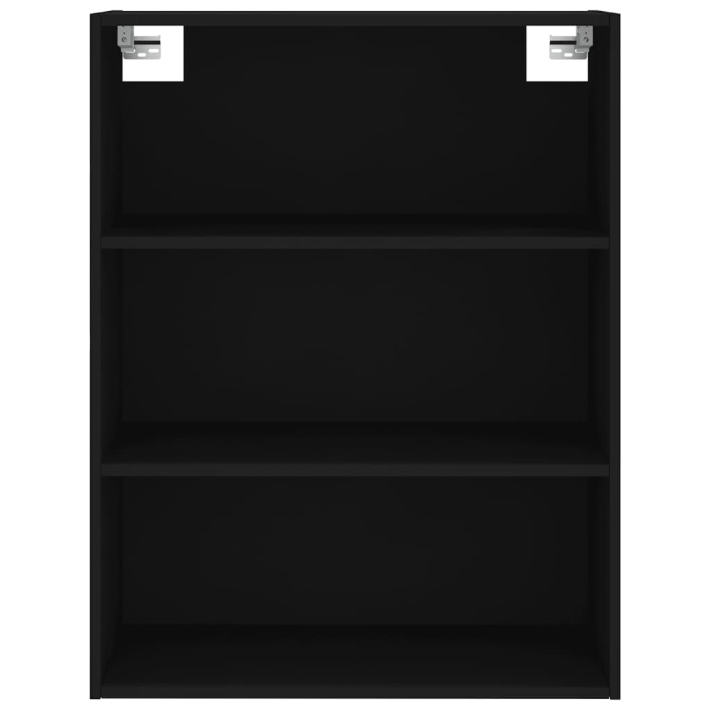 vidaXL Highboard Schwarz 69,5x34x180 cm Holzwerkstoff