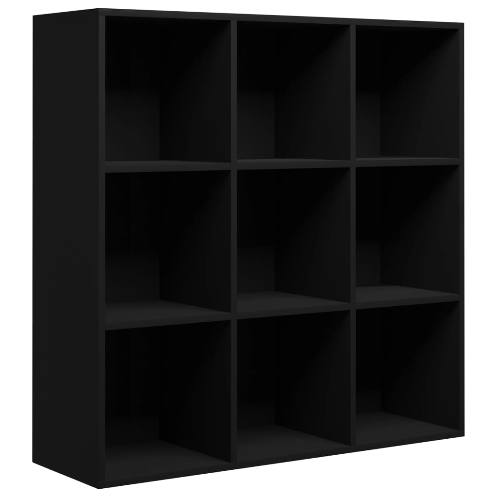 vidaXL Bücherregal Schwarz 98x29x97,5 cm Holzwerkstoff