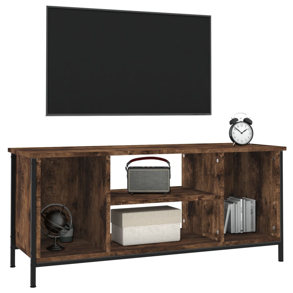 vidaXL TV-Schrank Räuchereiche 102x35x45 cm Holzwerkstoff