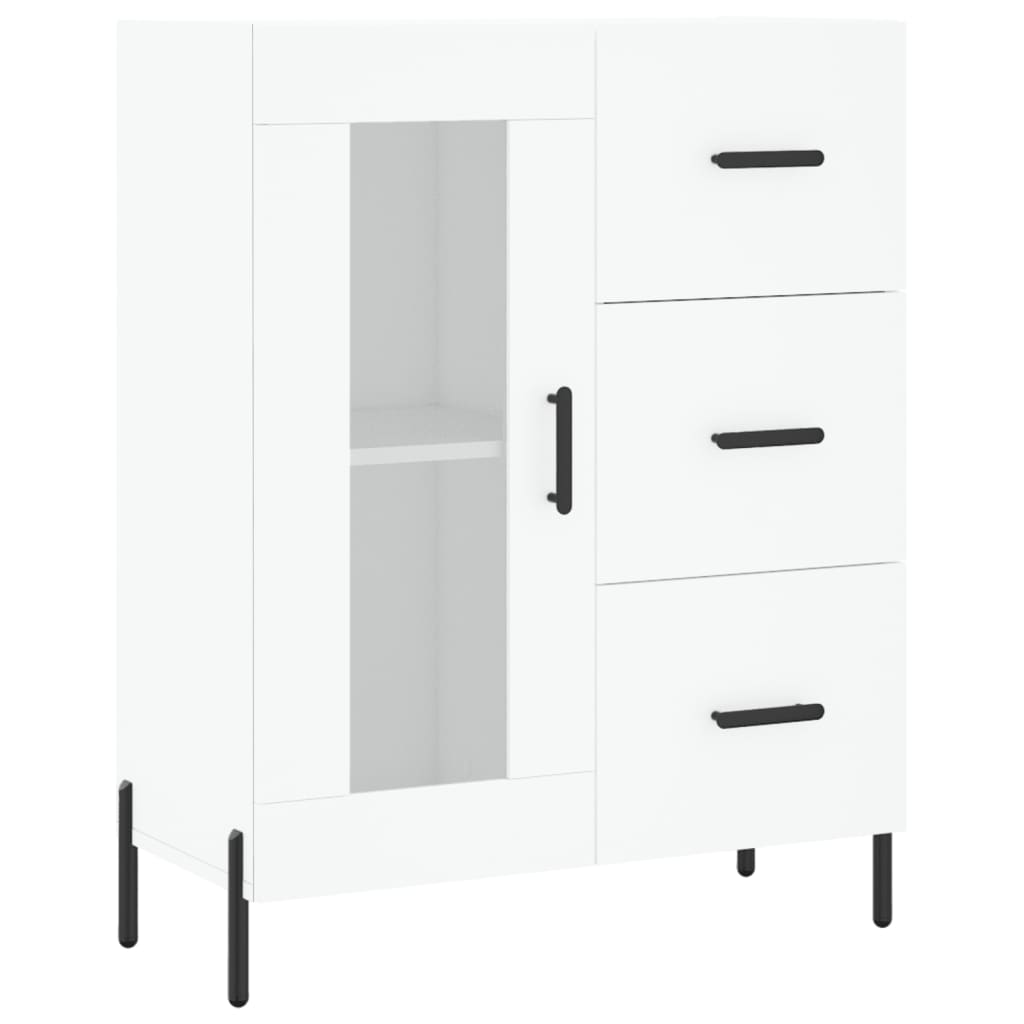 vidaXL Highboard Weiß 69,5x34x180 cm Holzwerkstoff