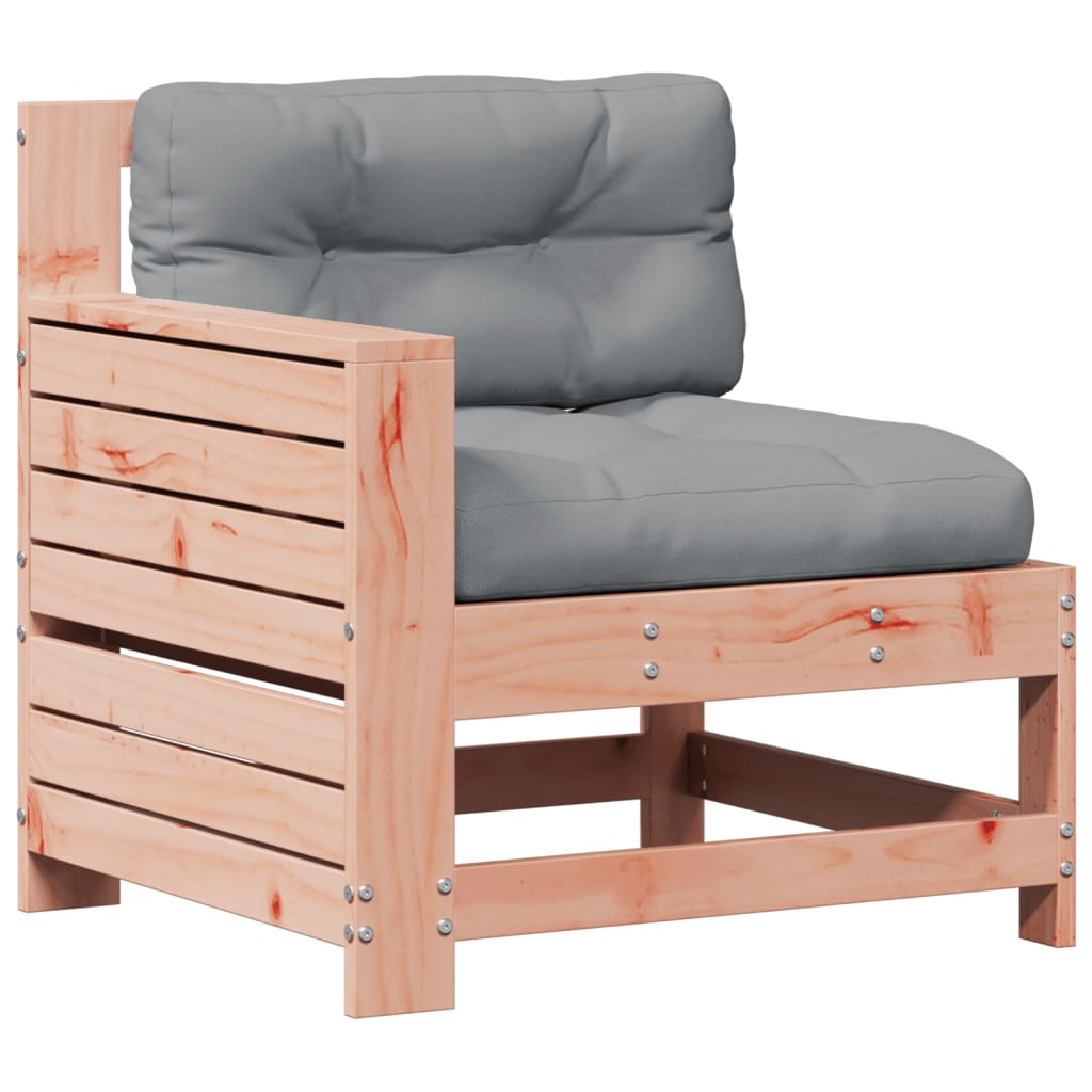 vidaXL 7-tlg. Garten-Lounge-Set mit Kissen Massivholz Douglasie