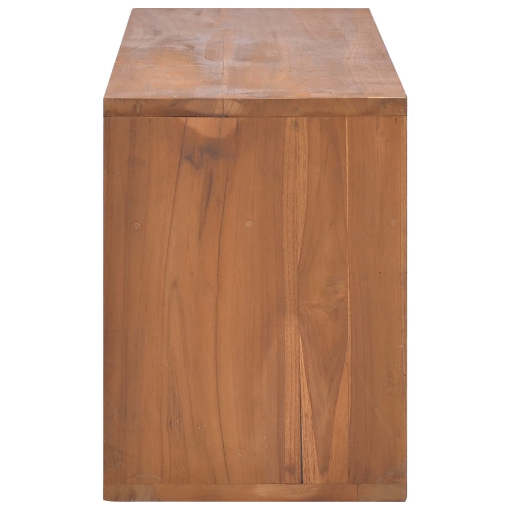 vidaXL TV-Schrank 90x30x40 cm Massivholz Teak