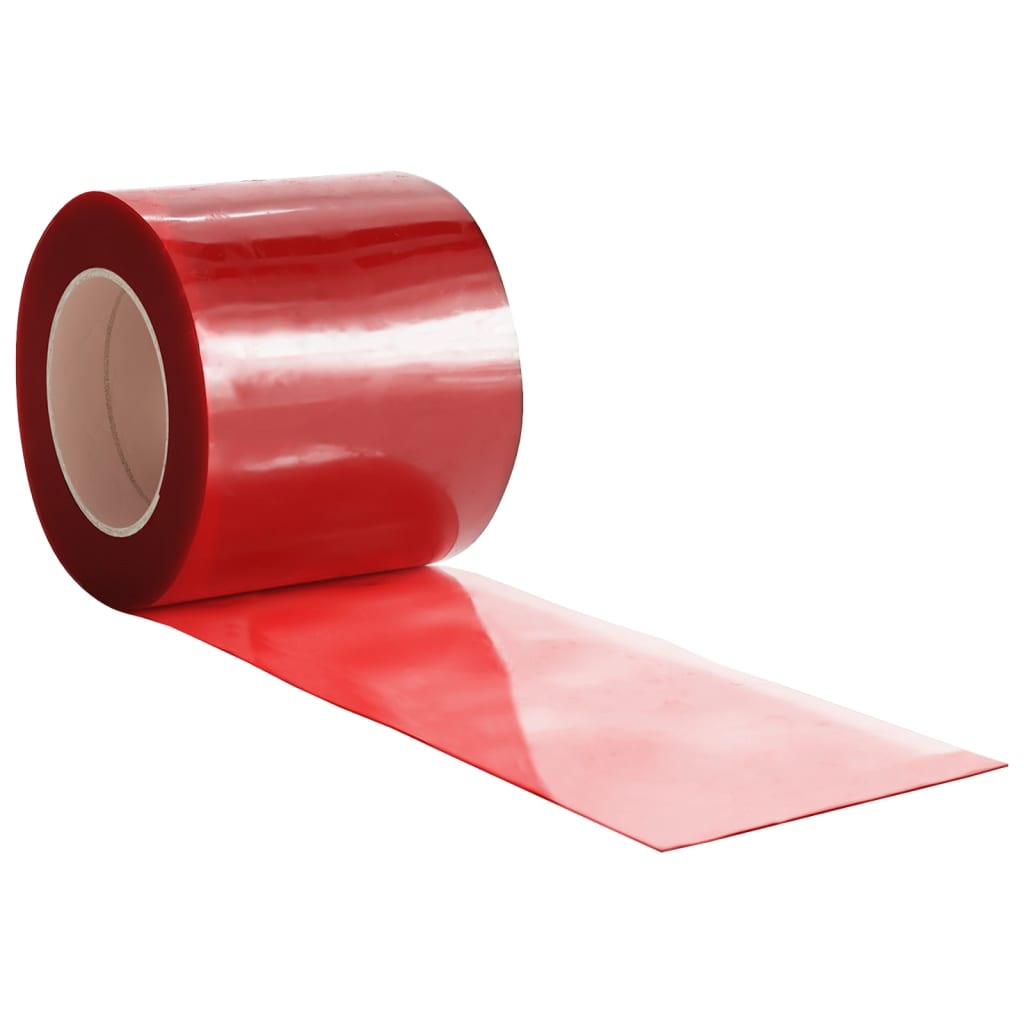 vidaXL Türvorhang Rot 200x1,6 mm 50 m PVC