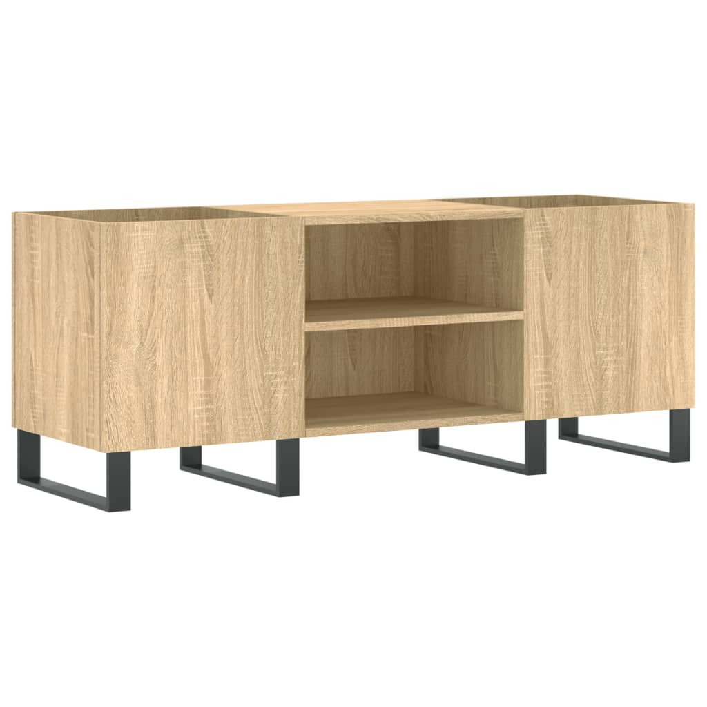 vidaXL Plattenschrank Sonoma-Eiche 121x38x48 cm Holzwerkstoff