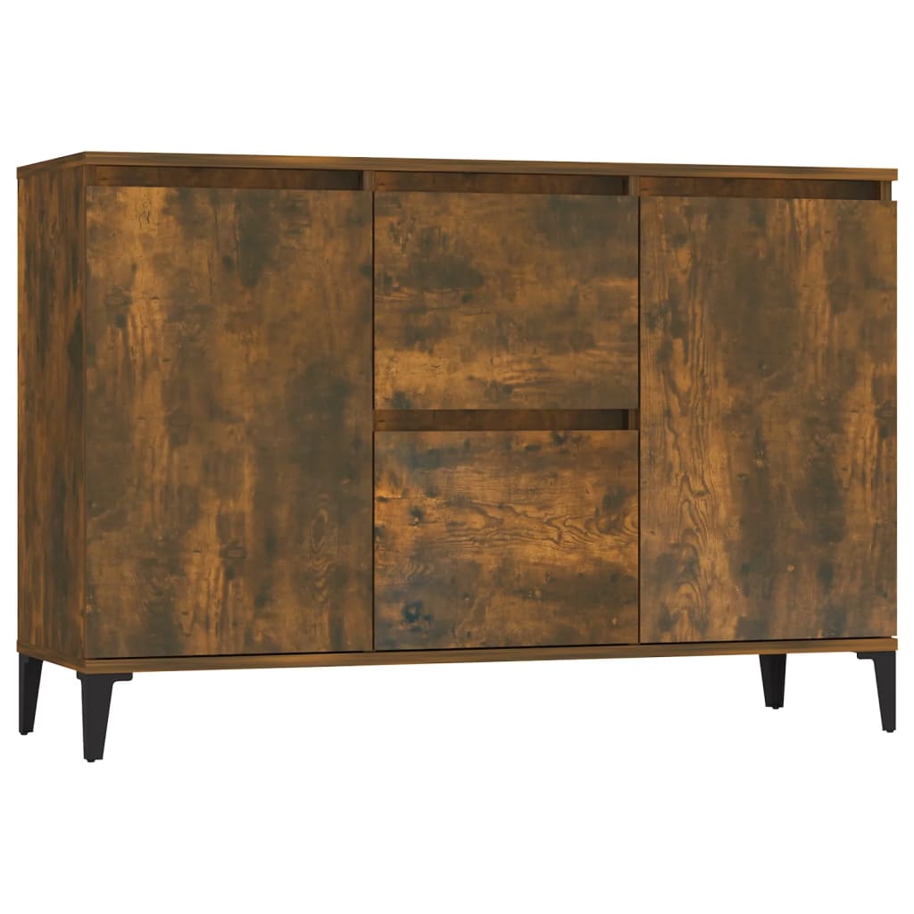 vidaXL Sideboard Räuchereiche 104x35x70 cm Holzwerkstoff