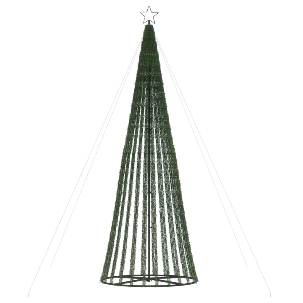 vidaXL Weihnachtsbaum Kegelform 688 LEDs Mehrfarbig 300 cm