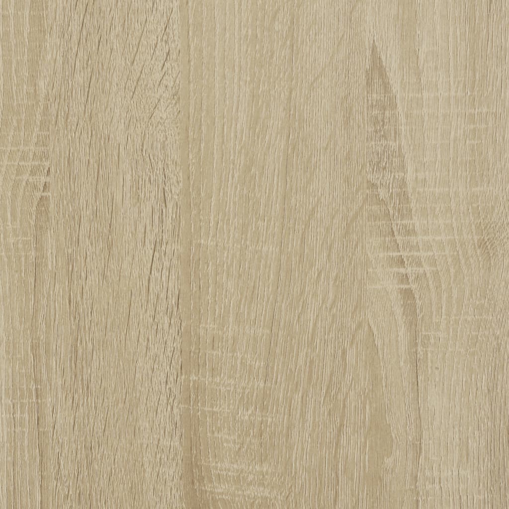 vidaXL Couchtisch Sonoma-Eiche 100x100x48,5 cm Holzwerkstoff