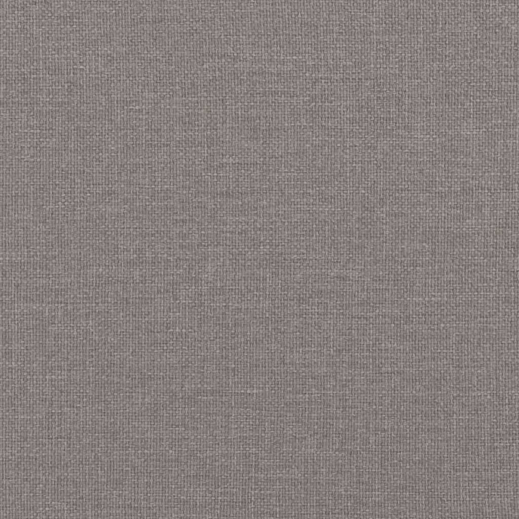 vidaXL Fußhocker Taupe 60x50x41 cm Stoff